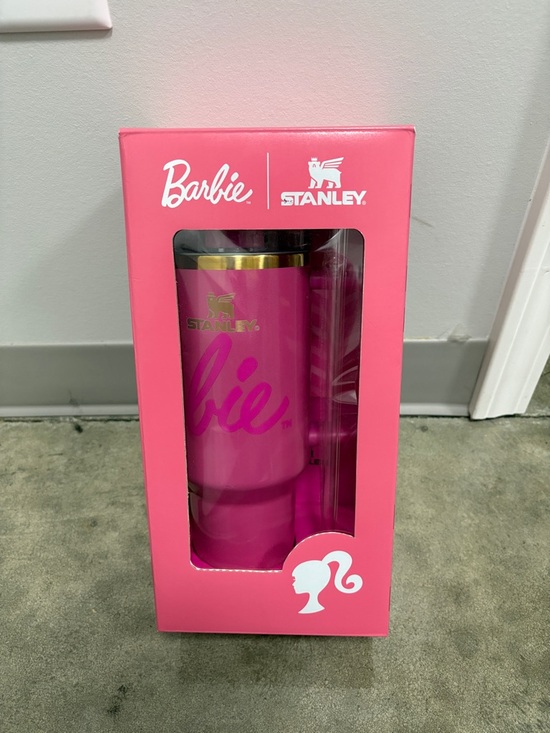 Stanley Other - Stanley Barbie Insulated Tumbler in Bright Pink with Gold Accent
